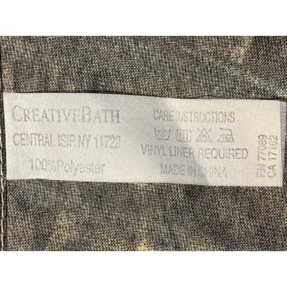 James Hautman Black Bears Shower Curtain 100% Polyester Creative Bath - Picture 2 of 4